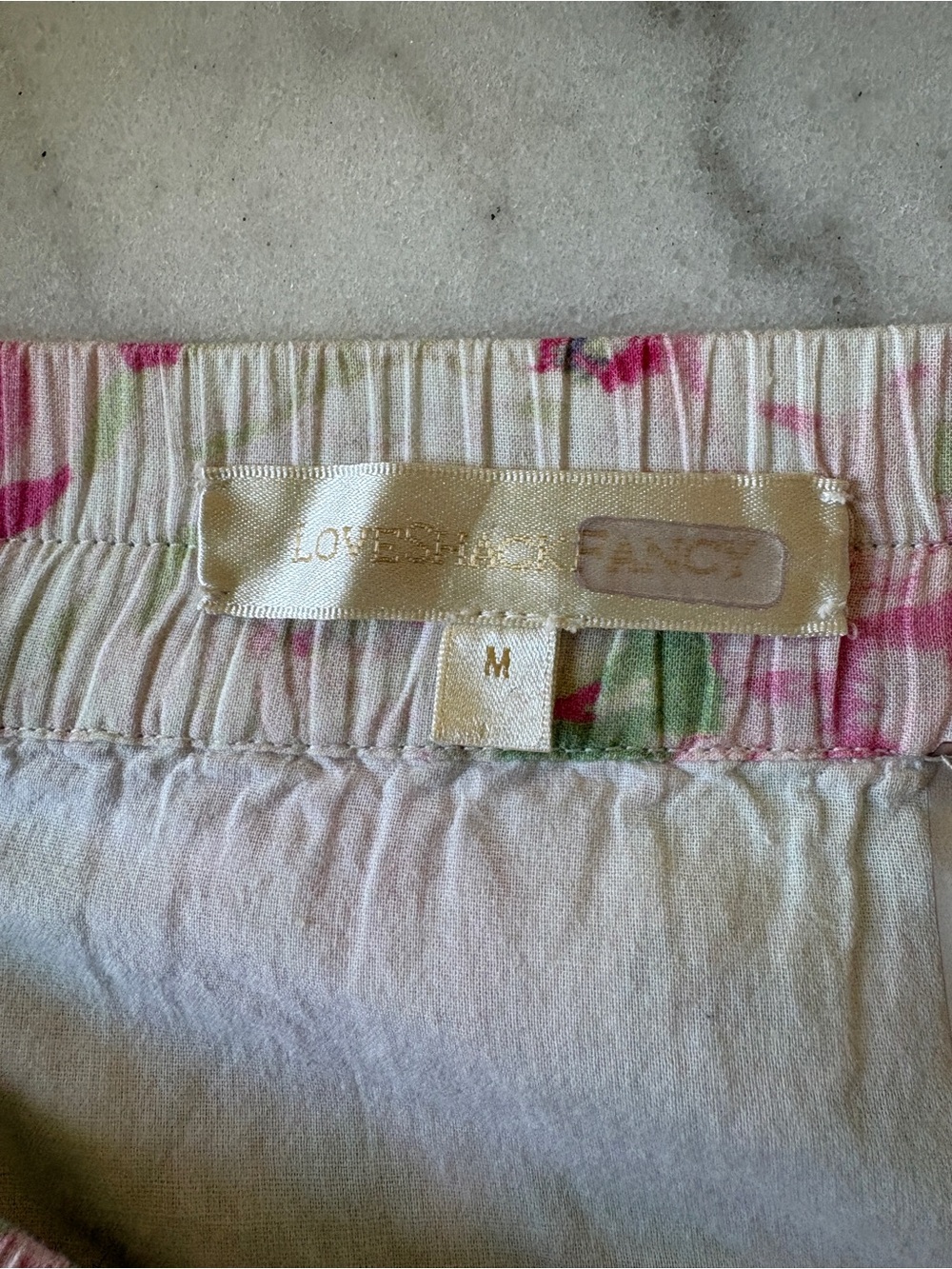 Love Shack Fancy Karsten Top and Naila Skirt Medium - Pink Floral - Picture 9 of 10